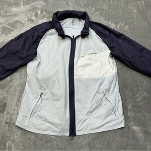 Nike Men's Shield Training Jacket Mens XL Navy/Gray lightweight hood AJ5444-043